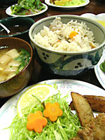 有機野菜のランチ
