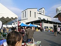 農協のカントリーエレベーターで。