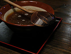 おろし蕎麦のだし。いいかおり〜